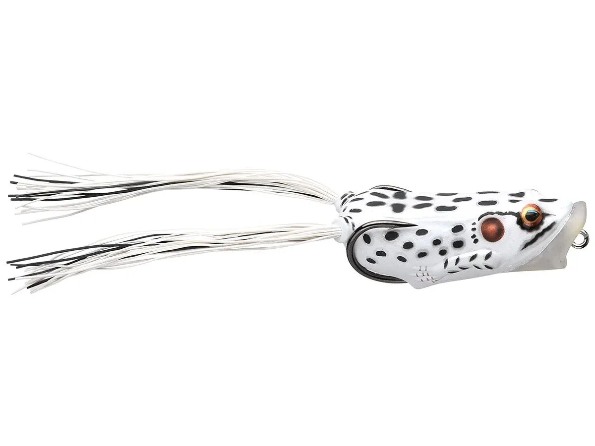 Live Target - Frog Hollow Popper - 65mm-14g - ALBINO WHITE