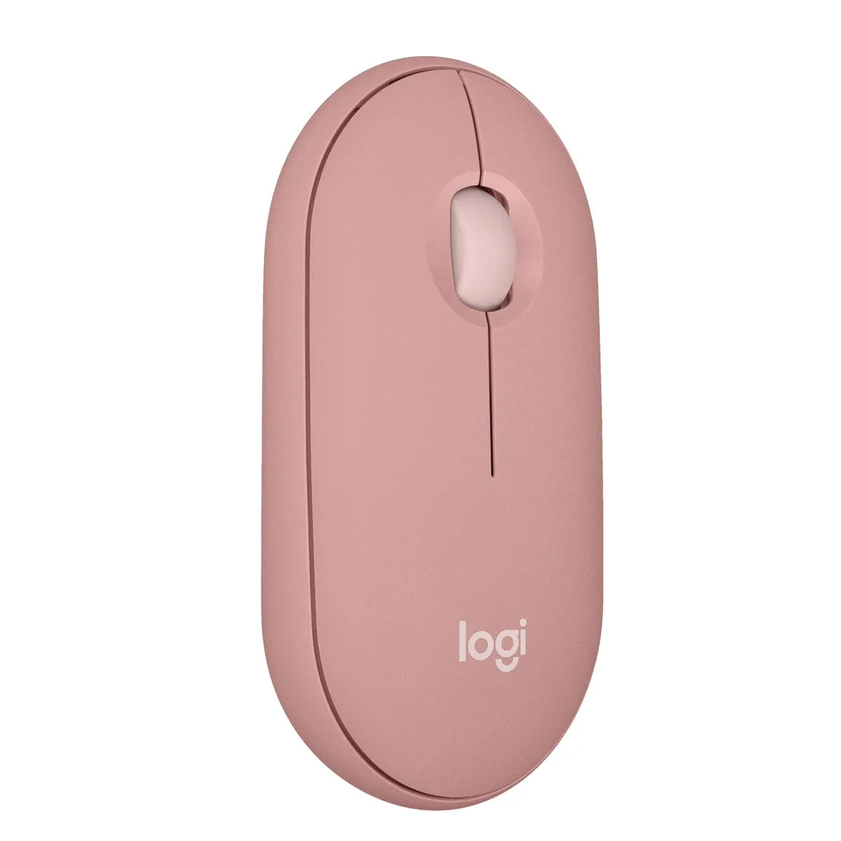 Logitech Pebble Mouse 2 M350s Slim Bluetooth Wireless Mouse - Tonal Rose 