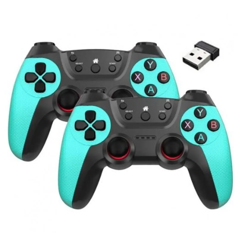 2.4G Wireless Game Controller-Dual Player for Android TV, PC,Multi-function
