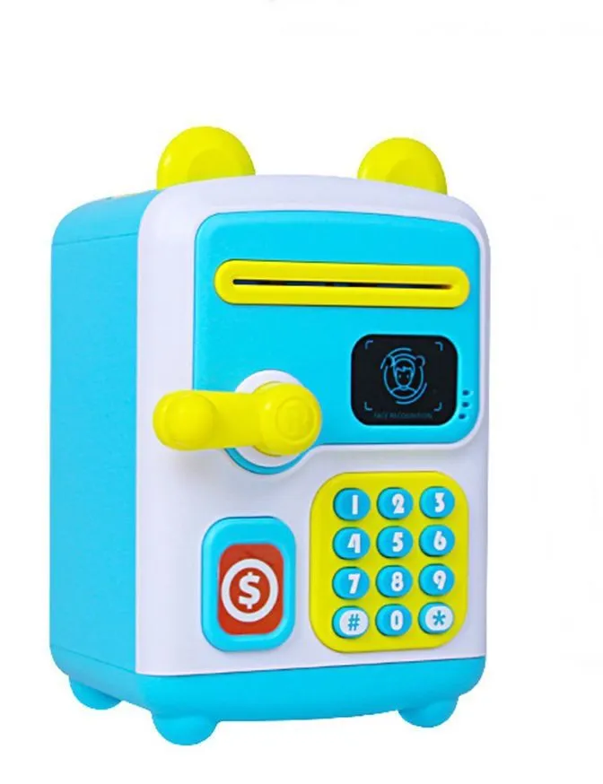 Kids Money Box With Face Recognition - Blue