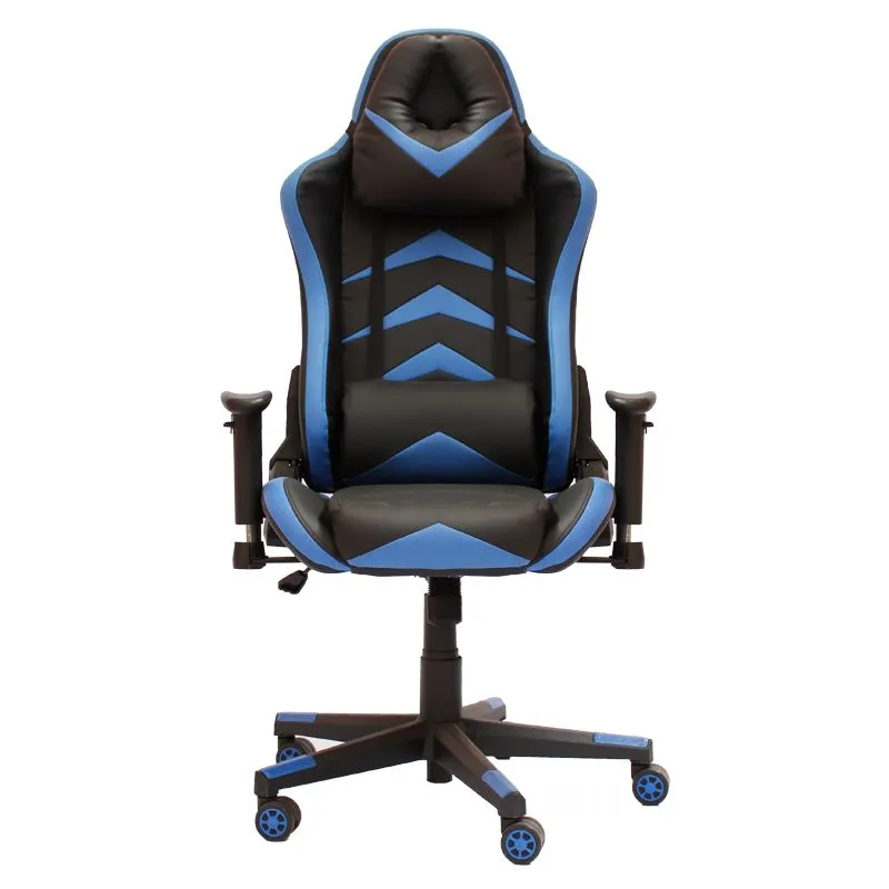 GOF Furniture - PowerContour Gaming Chair - Black, Blue