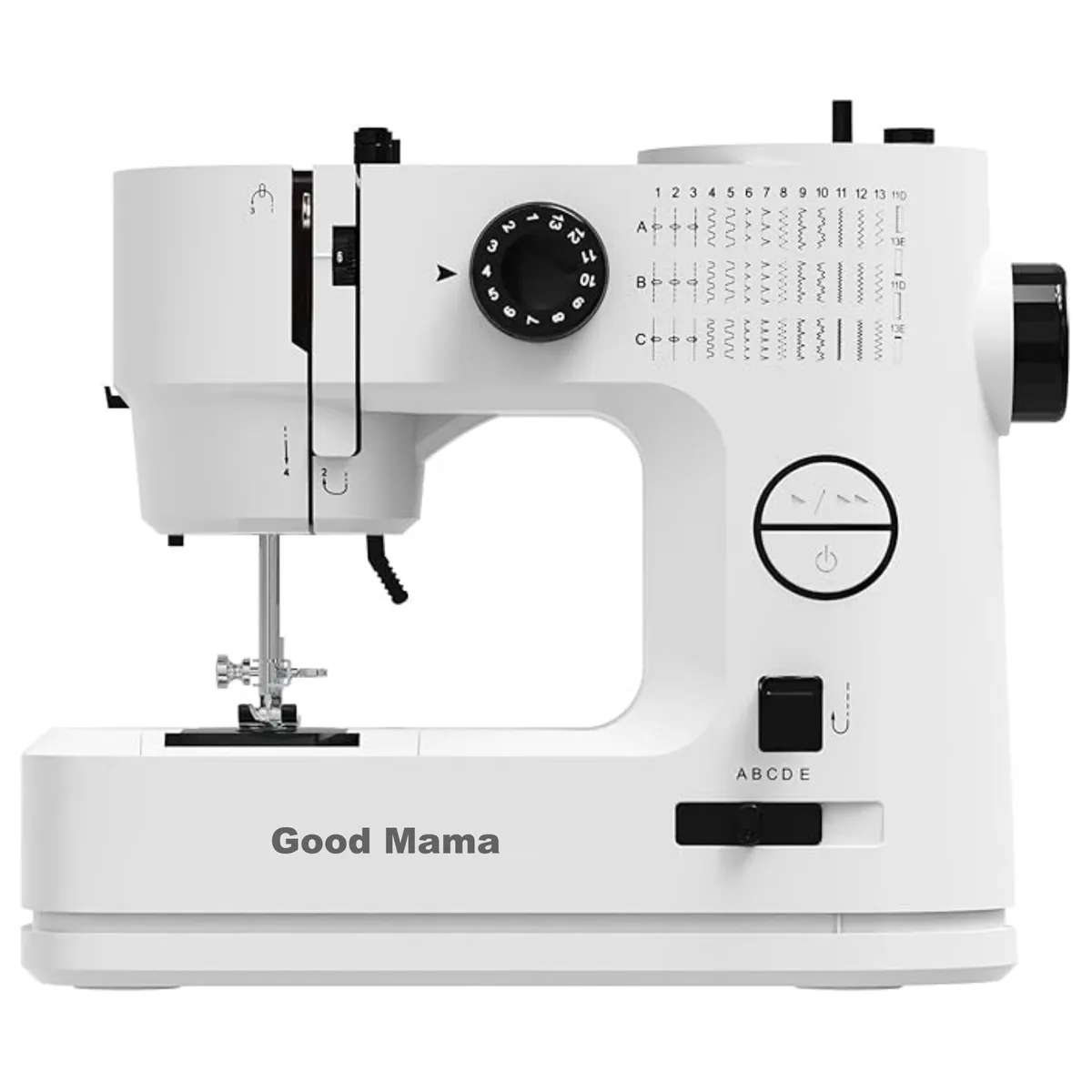 GoodMama Sewing Machine 39 Built-in Stitch Pattern Desktop Mini Electric