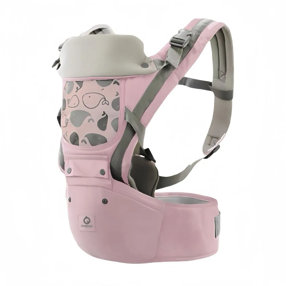 Ergonomic Baby Hip Seat Carrier, Newborn to Toddler Baby Carrier/Baby Sling - Pink
