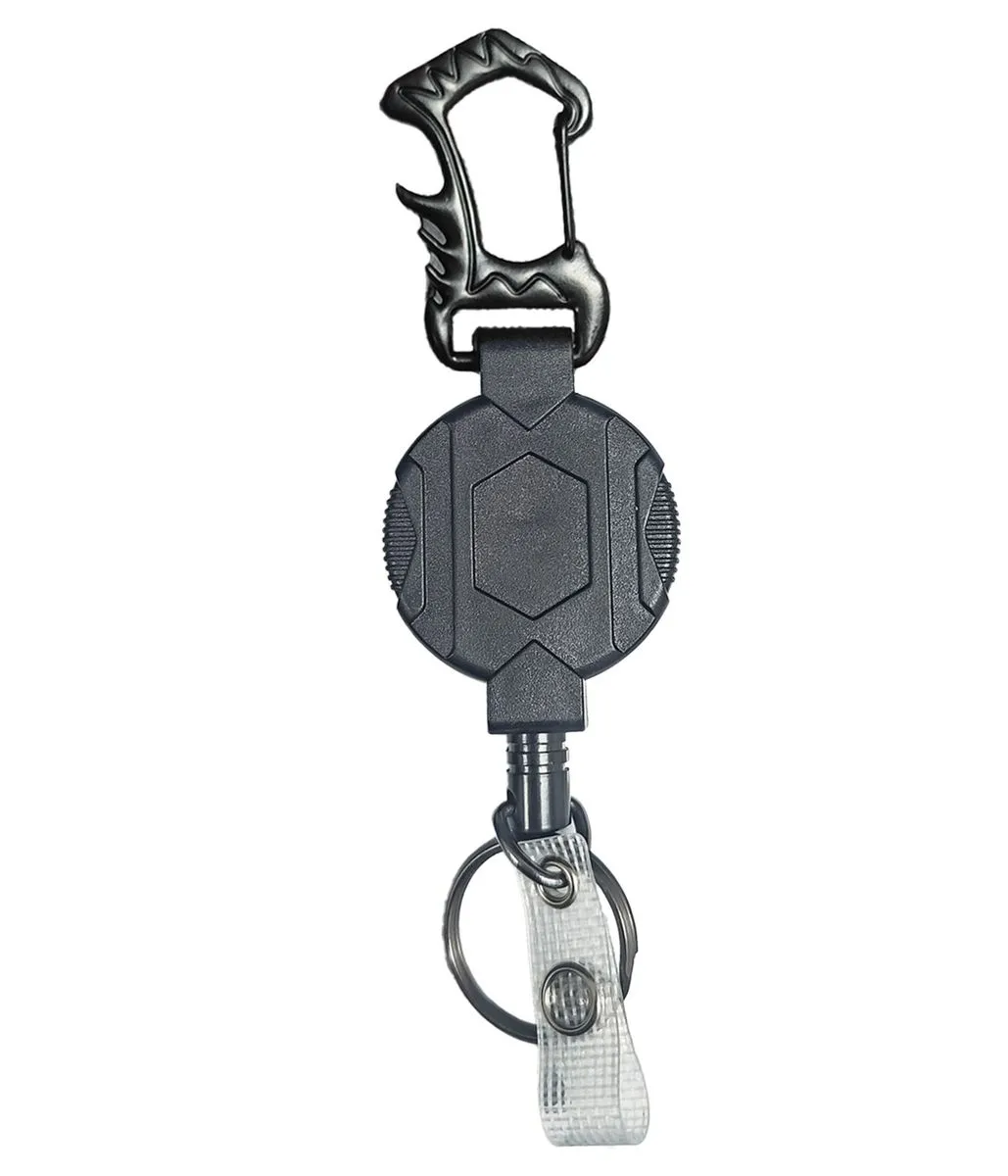 Heavy-Duty Magnetic Elastic Keychain With A 25-Inch Steel Retractable Cord