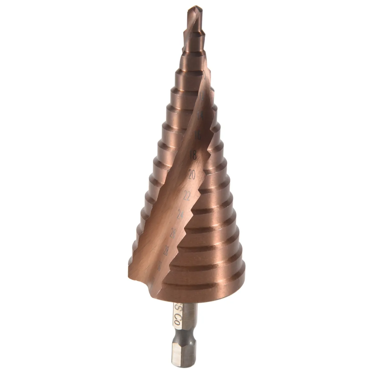 M35 Hss Co Step Drill Bit Cobalt Cone Drill Bits Compatible with None