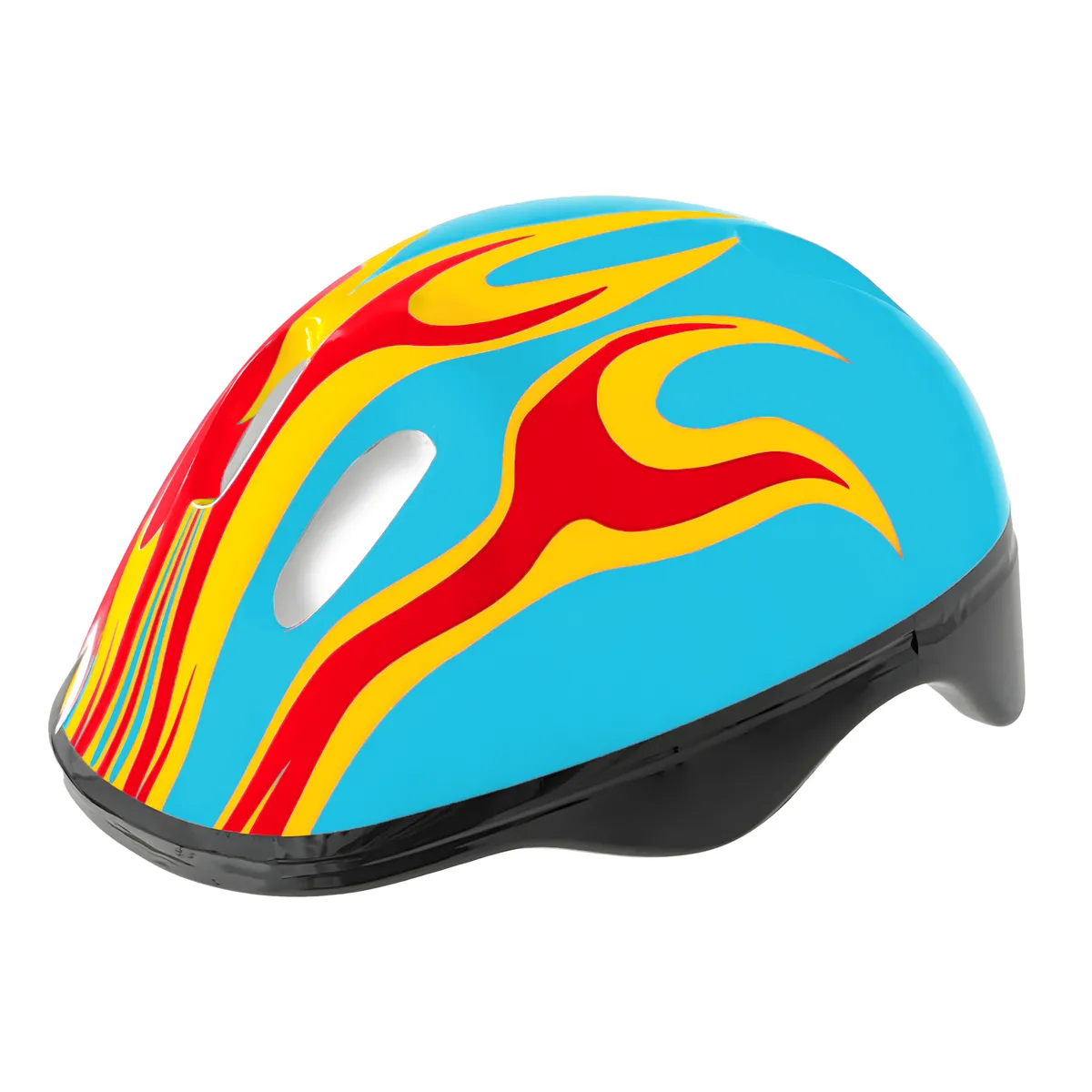 Junior Kids Protective Helmet - Flame Blue