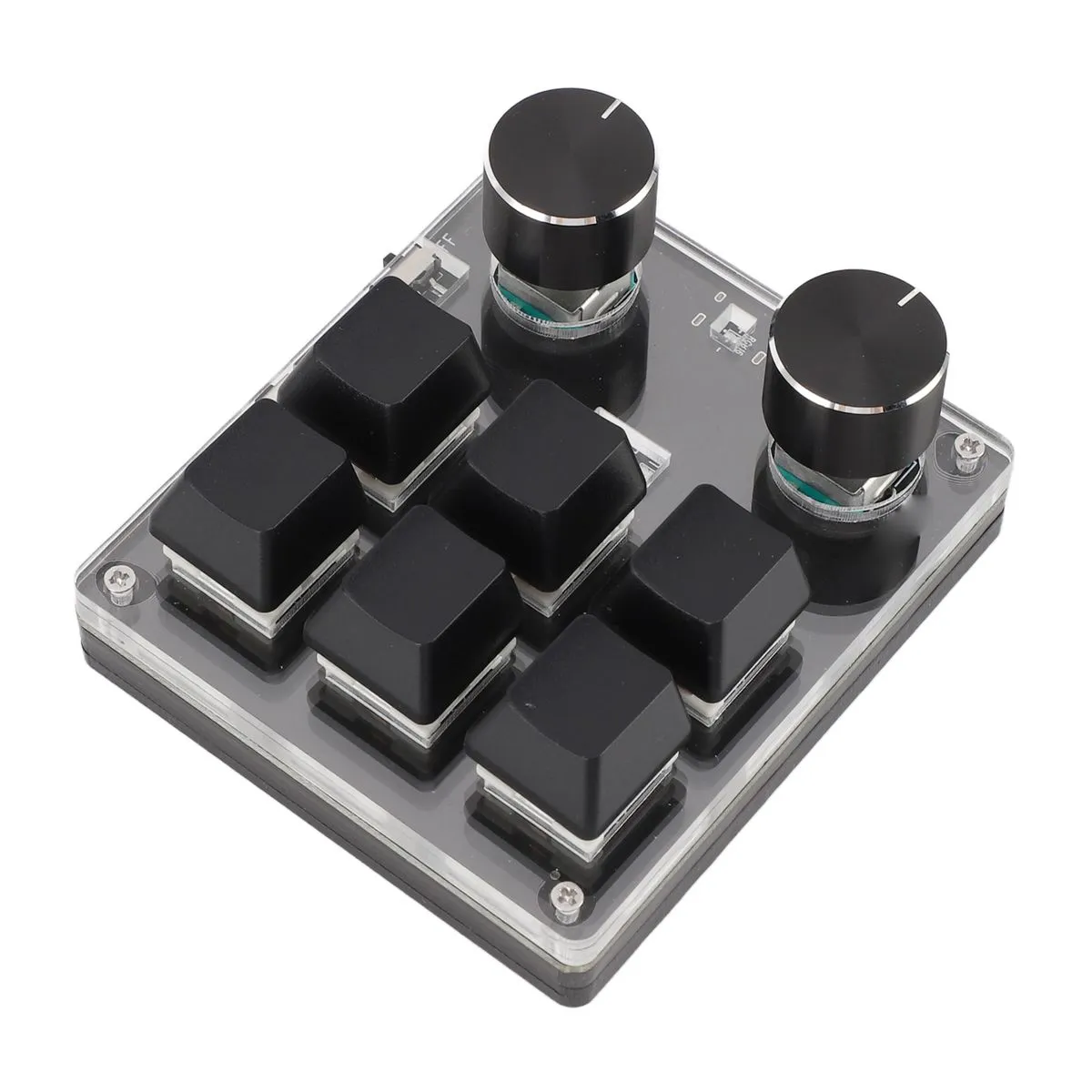 Programmable USB Mini Keypad with 2 Knobs for Gaming