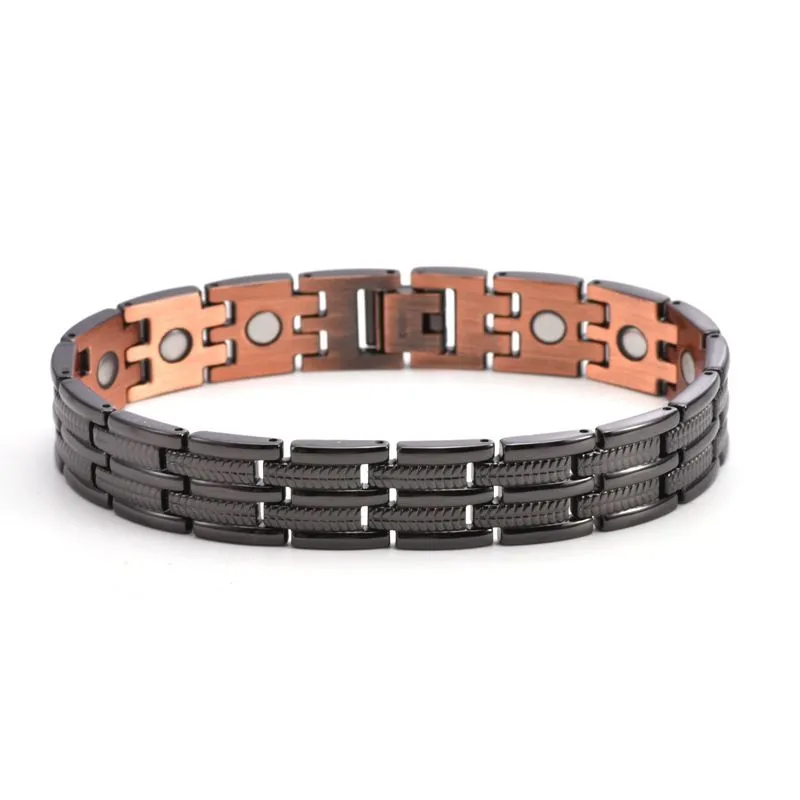 Red Copper Magnetic Bracelet, Fashion Bracelet with Super Strong Magnets