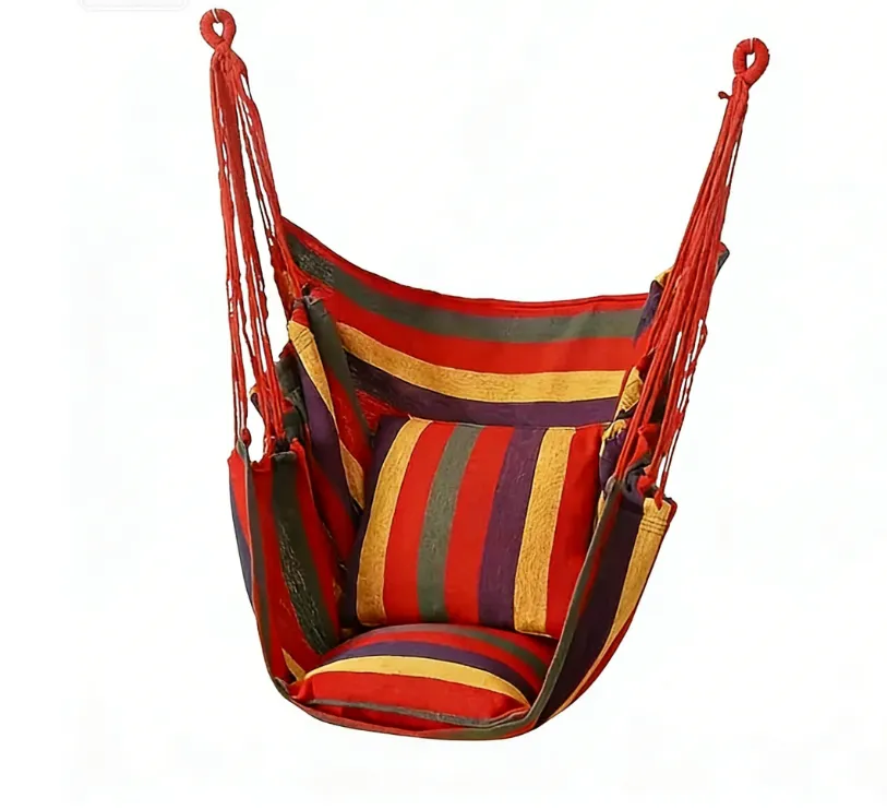 Ultra-Comfort Hanging Rope Chair - Perfect for Indoor & Outdoor Relaxation