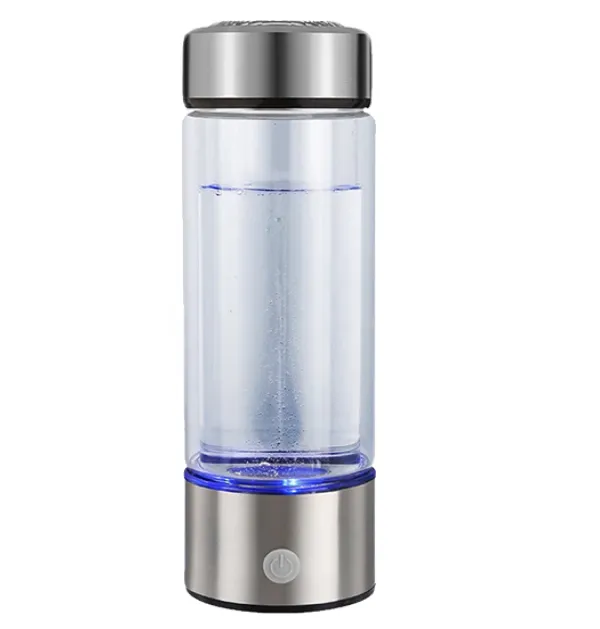 Portable Hydrogen Generator Glass Water Bottle (450ml)