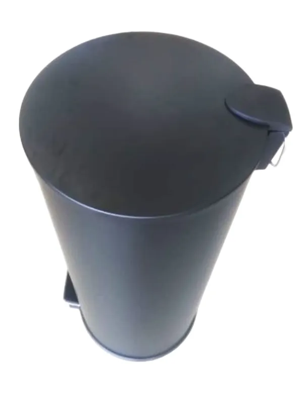Durable Dust Bin-Matte Black - 30 Litre