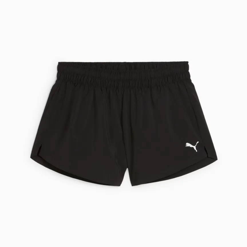 Puma Women's Essential 3-Inch Woven Training Shorts - Puma Black
