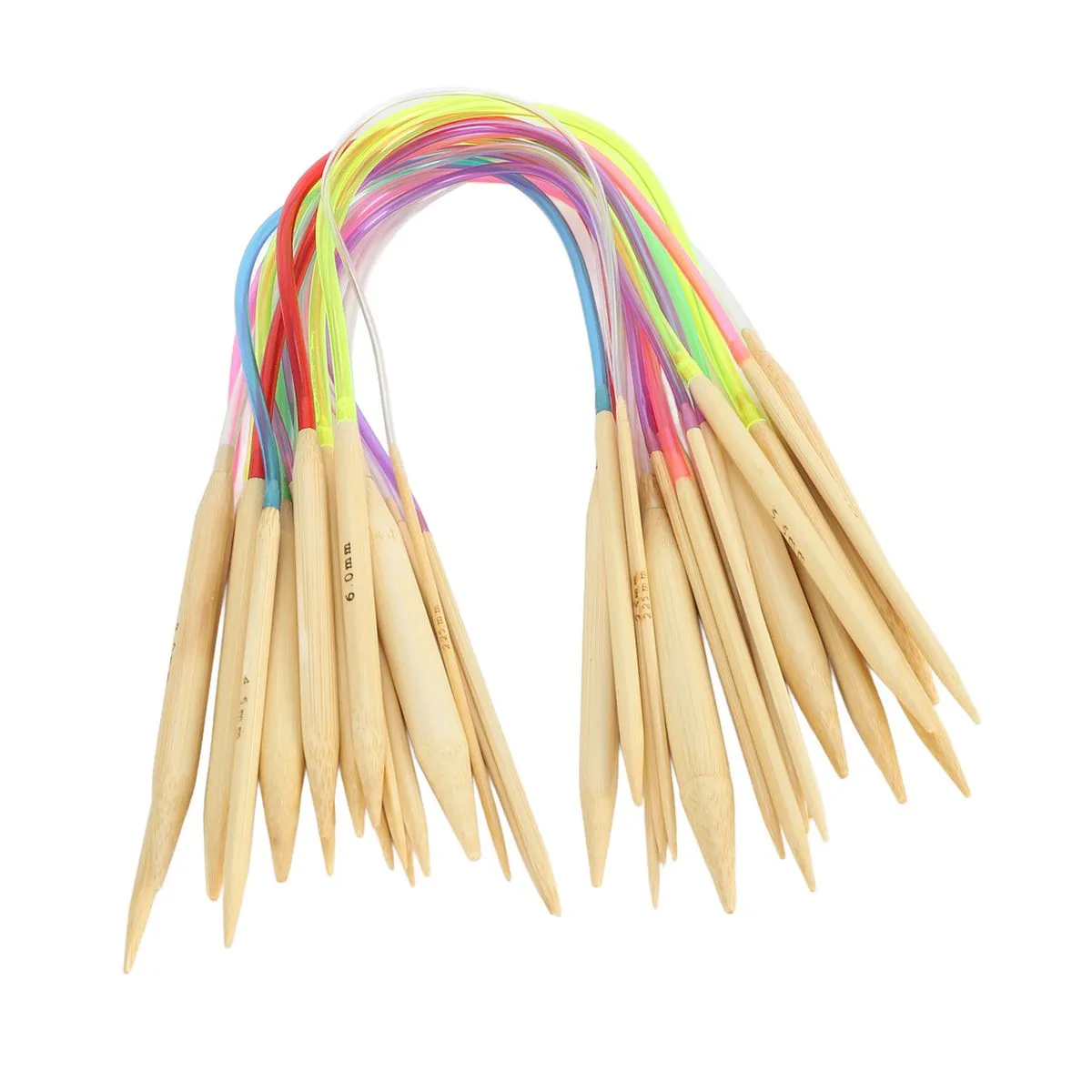 Bamboo Knitting Needles Set Smooth Soft for Sweater