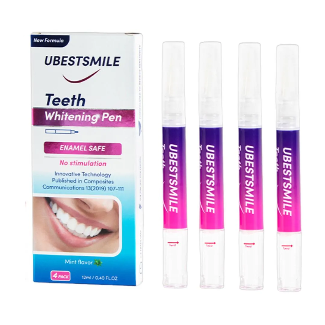 4 Pack Teeth Whitening Pen Professional Tooth Whitener Effective Painless