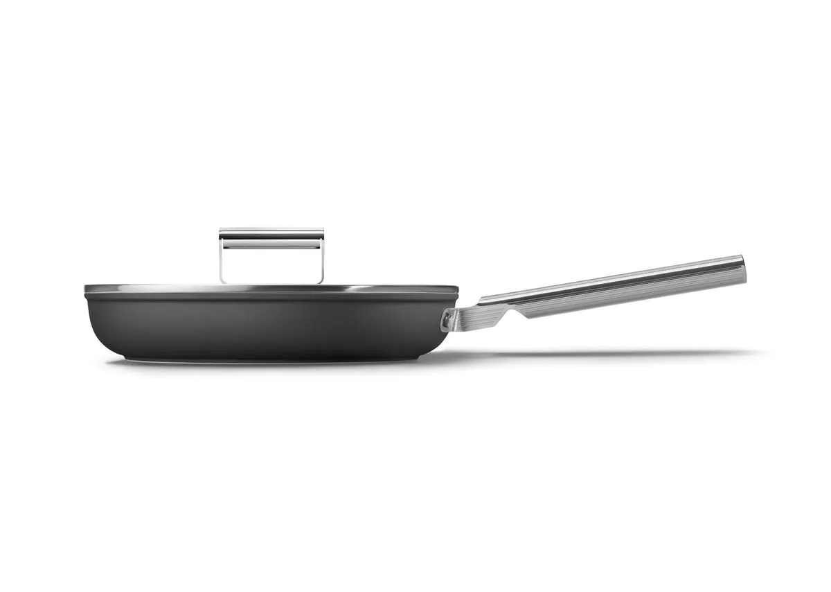 SMEG, Non-Stick Frying Pan, 28cm - Matt Black
