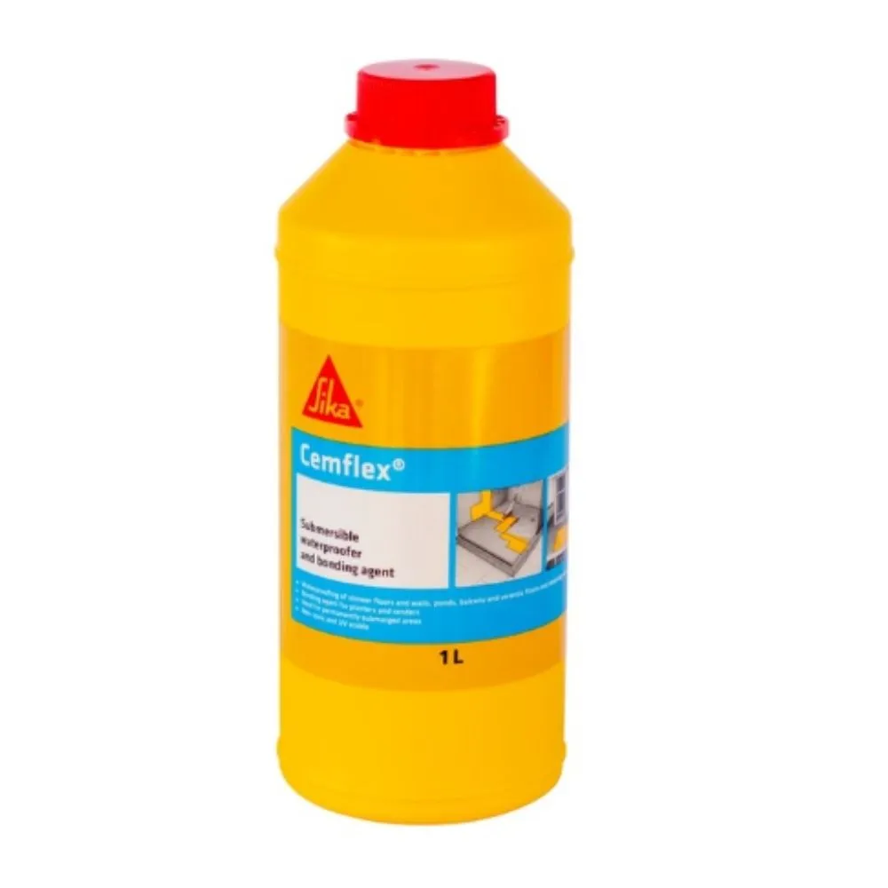 Sika - Cemflex - Submersible Waterproofer & Bonding Agent -1L