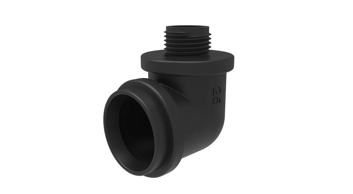 25mm X 1/2 Male Elbow (10 Pack)