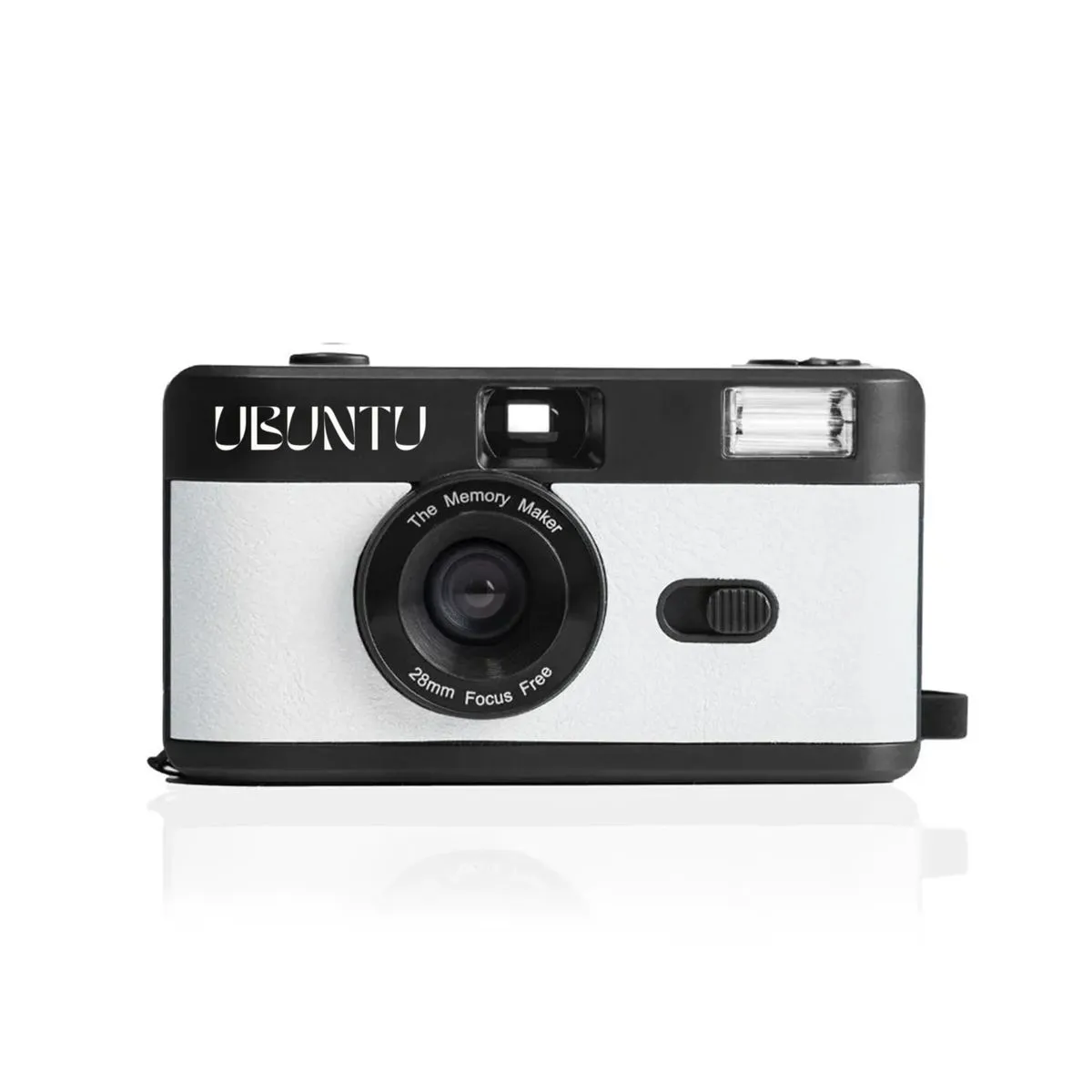 Ubuntu Film Co. 35mm Reusable Memory Makers 35mm film camera - White