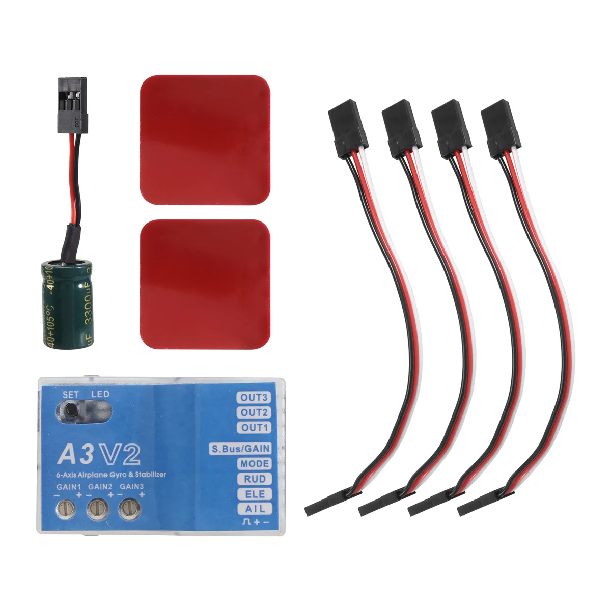 A3 V2 Flight Controller Stabilizer 4 Flight Modes Gift Accessory