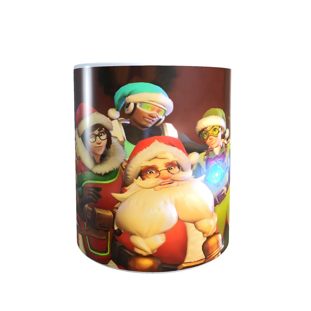 Santa Selfie - Overwatch Christmas Themed Coffee Mug