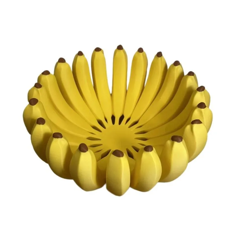 Creative Banana-Shaped Fruit Bowl | Fun Decorative Serving Tray