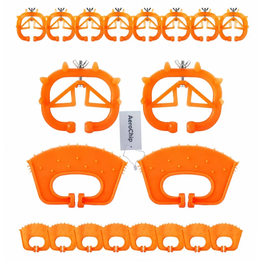 20 Pcs Plastic Livestock Nose Rings Cattle Halter Durable Farm Equipment