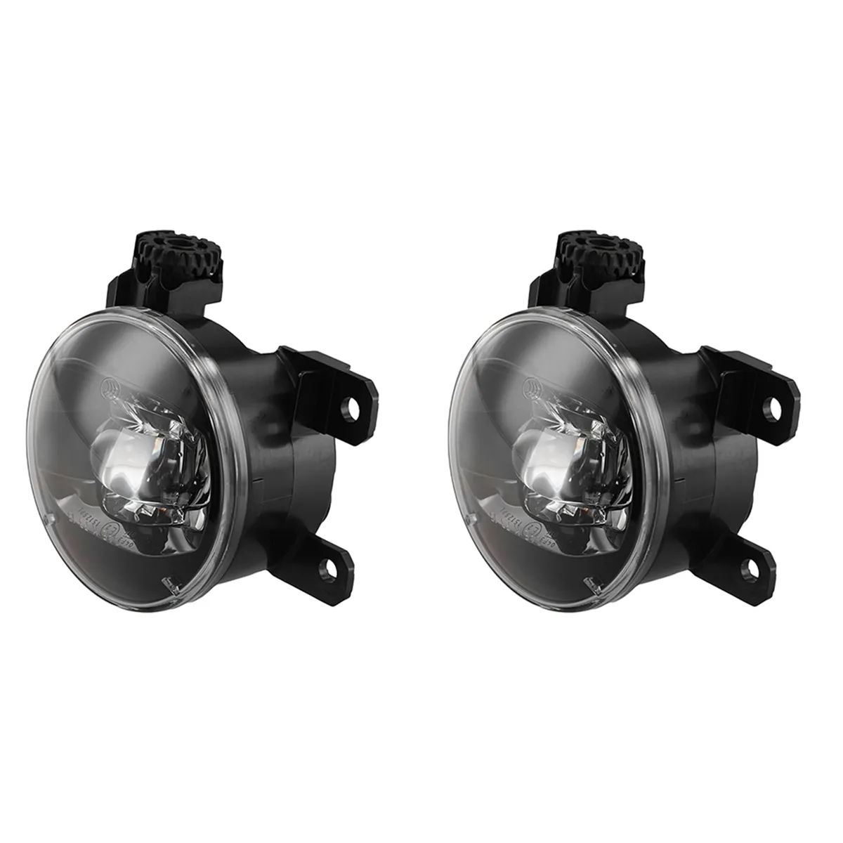 1Pair Front Left & Right Led Fog Lamp Assembly Compatible with Peugeot