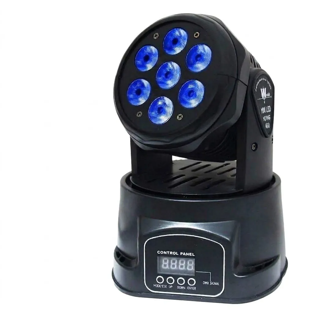 Mini 7 LED Moving Head Stage Light