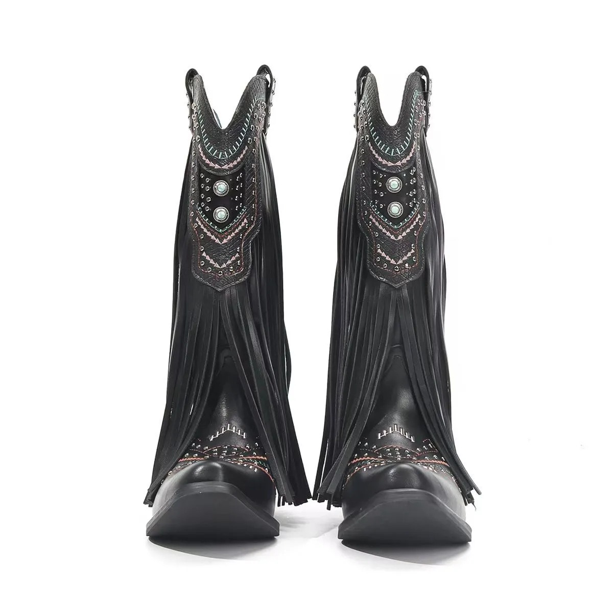 Women's boots, cowboy boots, mid-calf boots