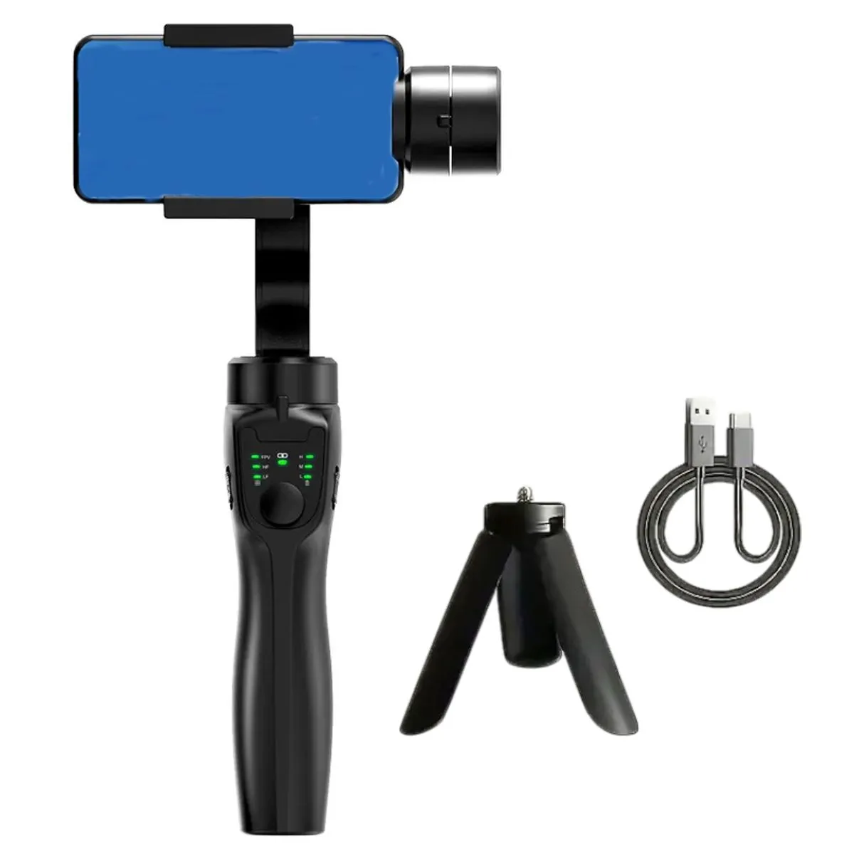 Smartphone 3 Axis Gimbal Stabilizer Tripod For Streaming & Videography