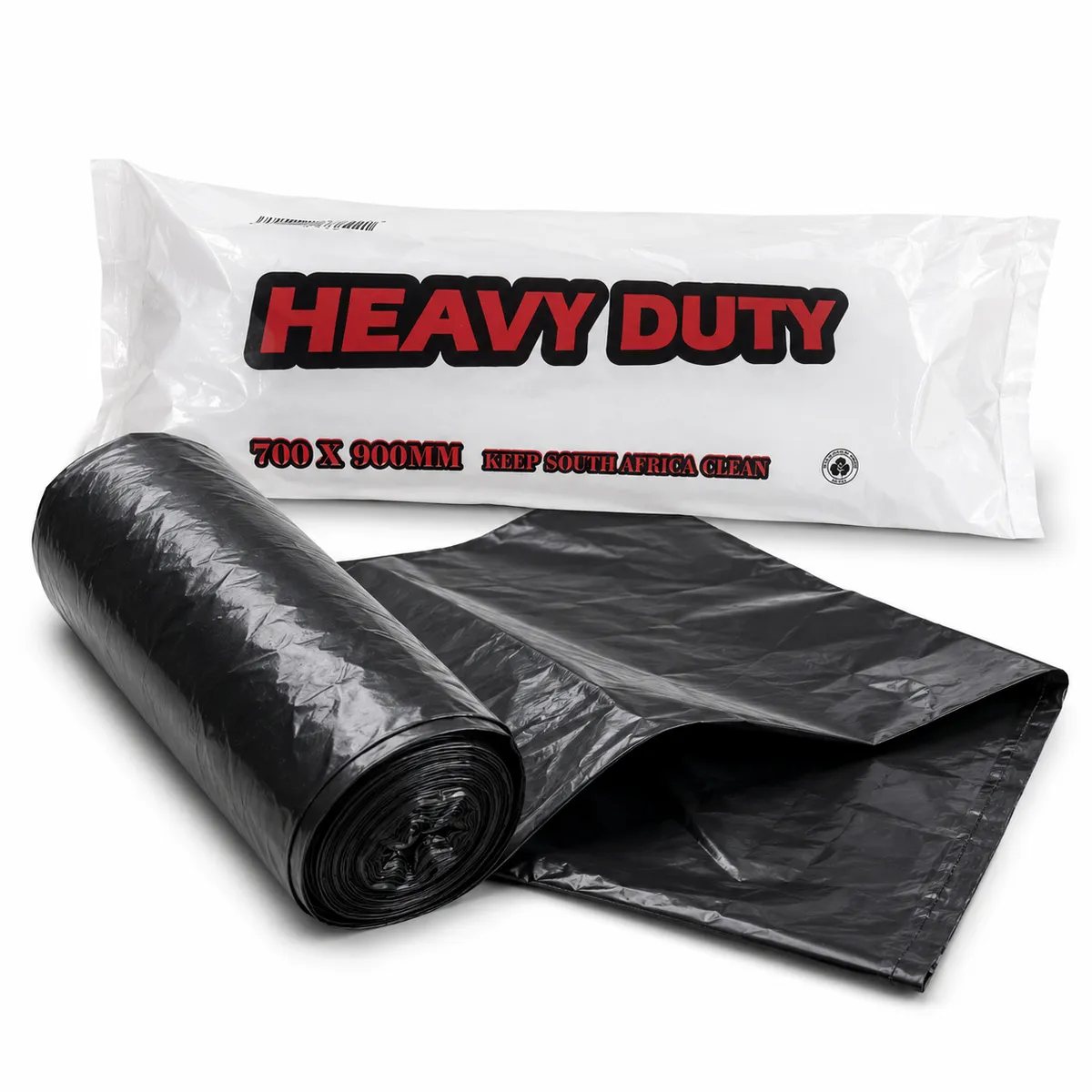 Heavy Duty Black Refuse Bags 700 x 900 mm, 10 Pack