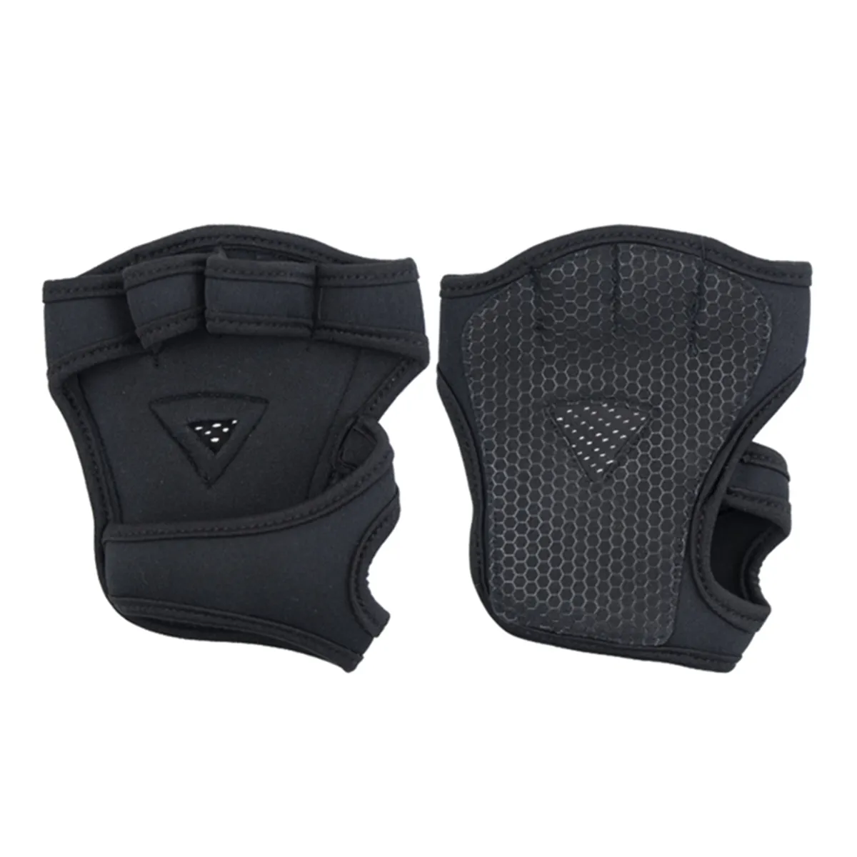 M Code Rubber Four Finger Workout Glove Weight Training Gloves