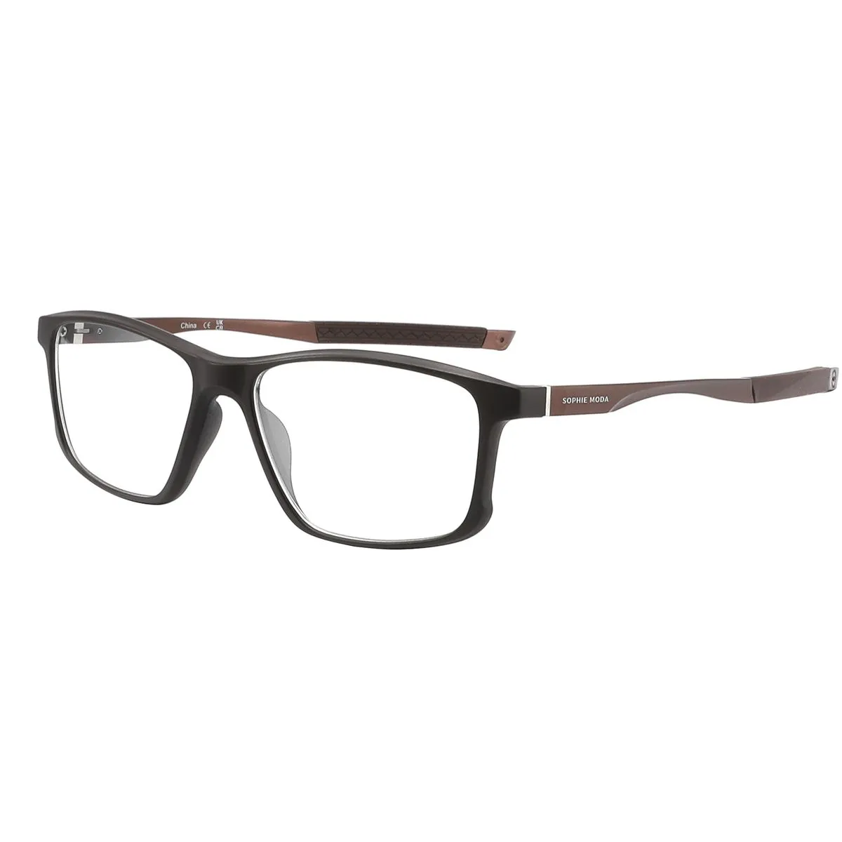 Sophie Moda- Gaming Glasses: Anti-Blue Light - Virtuoso Series - Brown