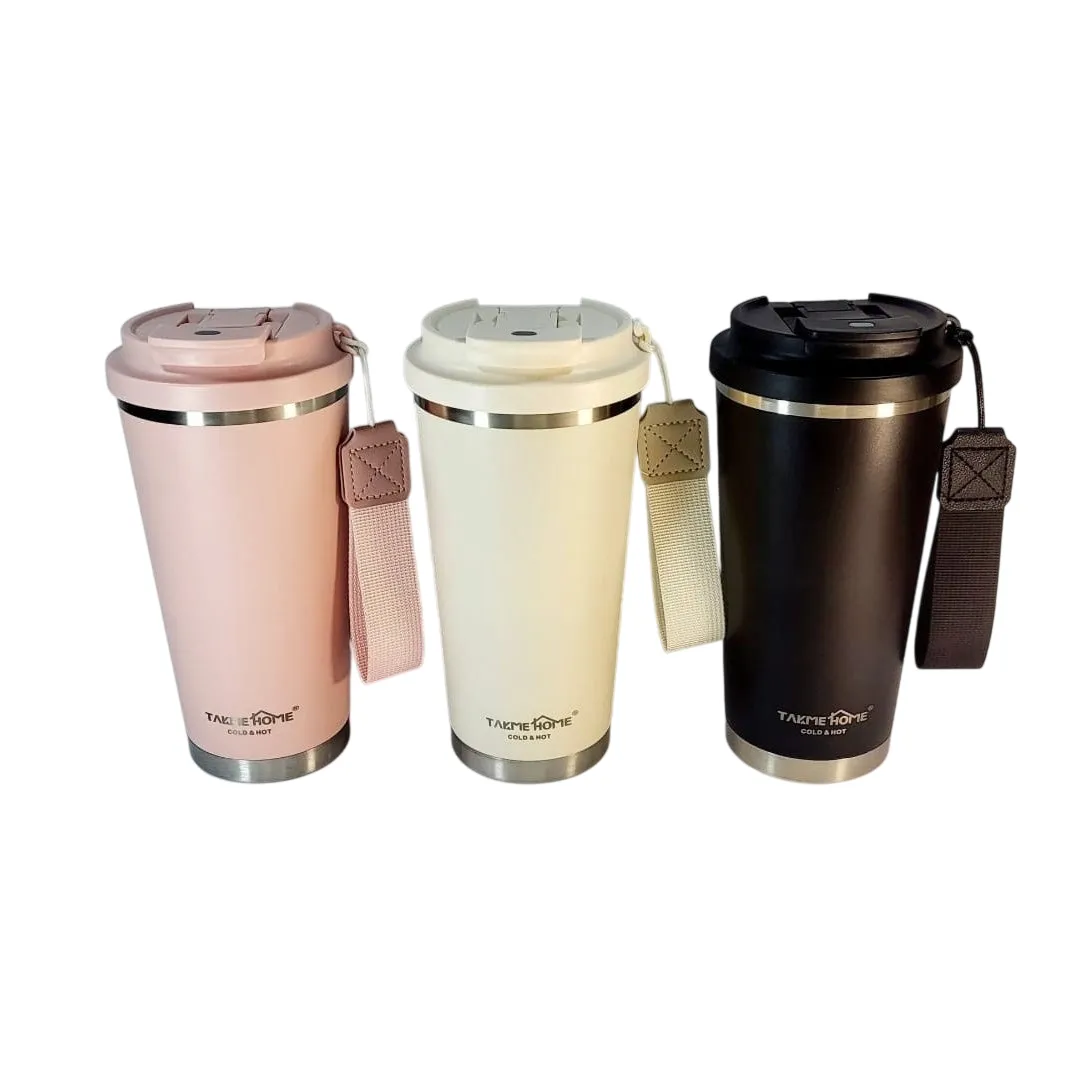 Tumbler Travel Mug With Flip Lid