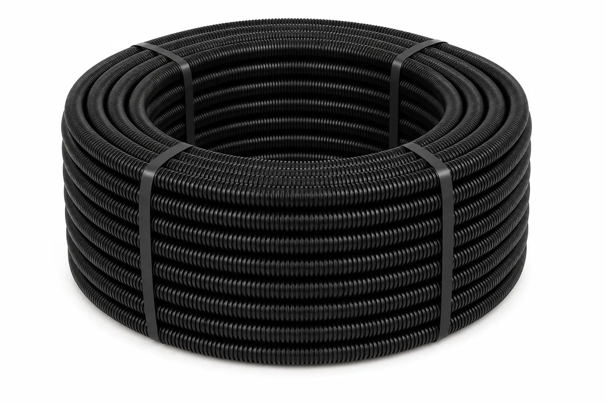 SPRAGUE 20mm Flexible Conduit Tubing - 50 Meter Roll - Black