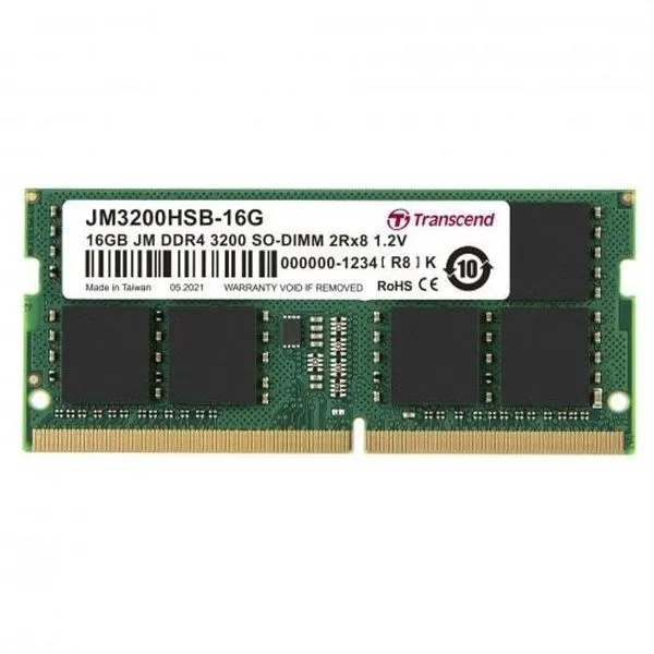 Transcend Jet Memory 16GB DDR4-3200 Notebook SO-DIMM
