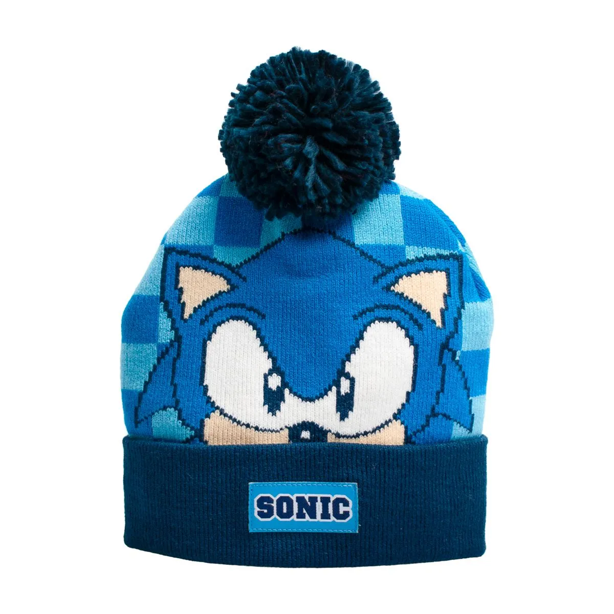 Sonic The Hedgehog By SEGA Official Licensed Boys Kids Fashion Beanie - Dark Blue
