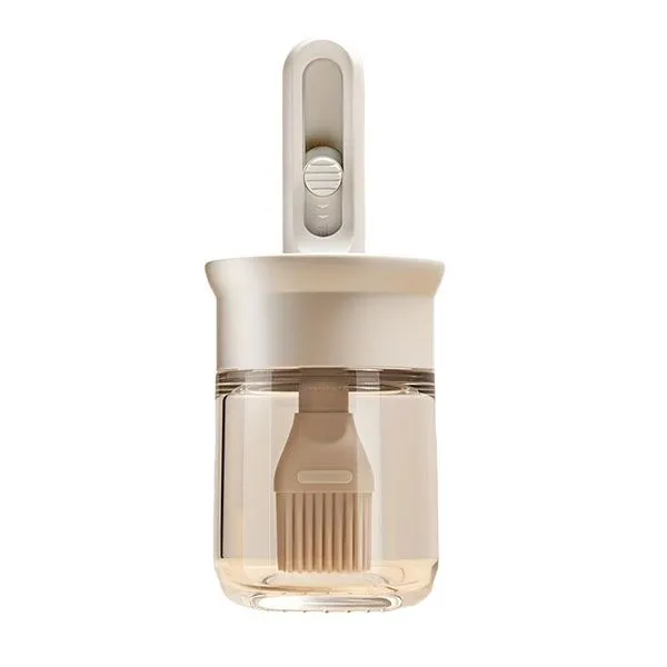 2-in-1 Silicone Basting Brush & Oil Bottle - For Braai, Frying & Roasting