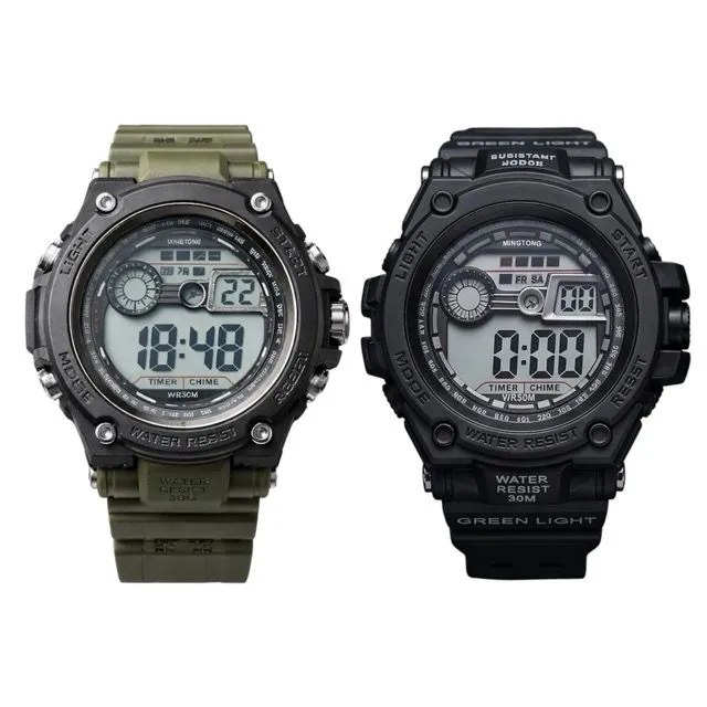 2 Piece Digital Watch K Sport Water Resistance