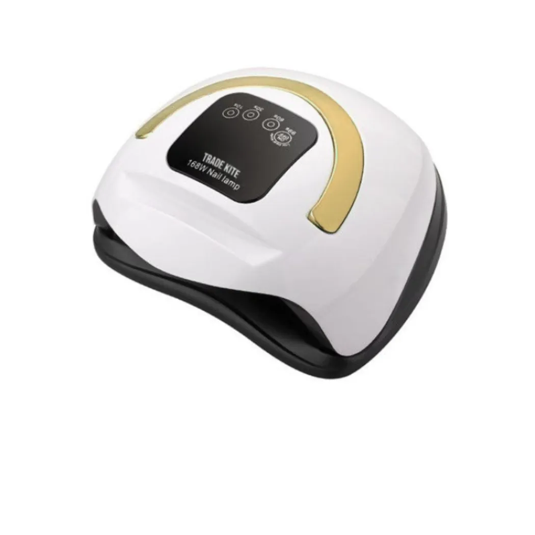 Trade Kite 168W UV LED Nail Lamp - Gel Nail Polish Fast Dryer with Sensor - Gold