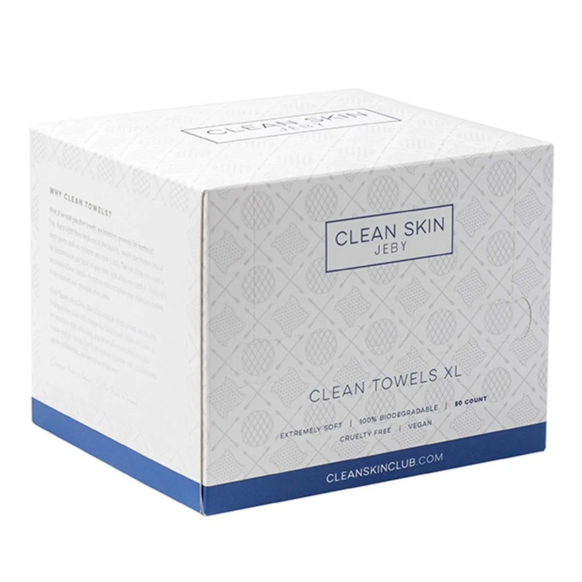 Clean Skin Face Towels, Disposable Face Towelette, Makeup Remover Dry Wipes - 1pc