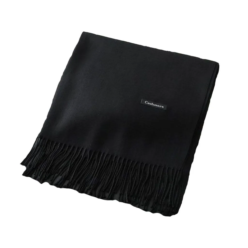 Black Cashmere Scarf