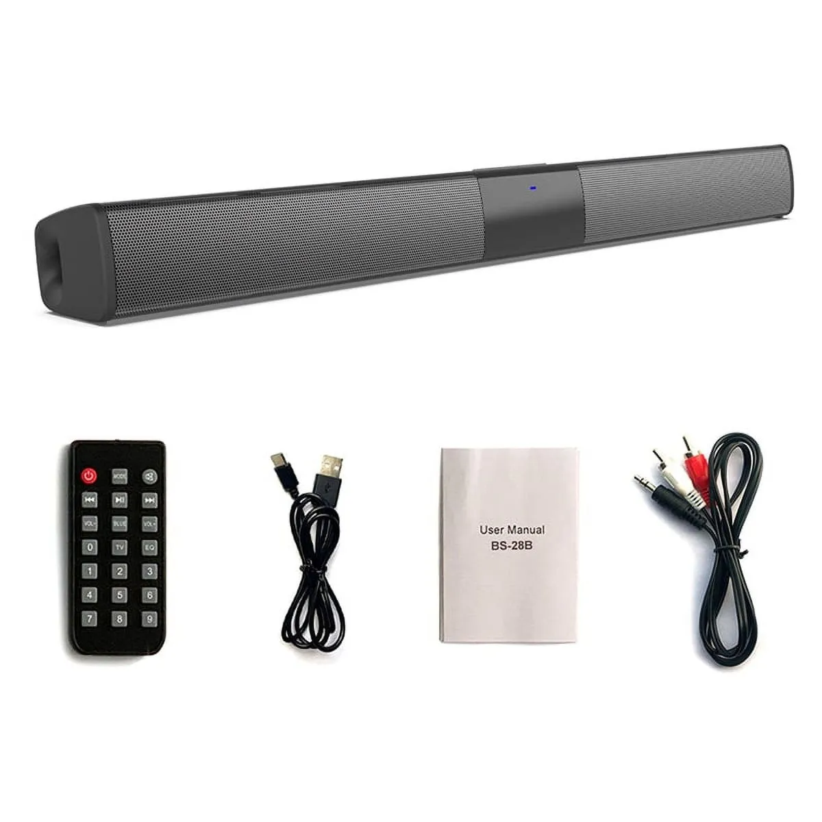 BS-28B Soundbar Bluetooth Speaker Long Stereo Home Theater Sound