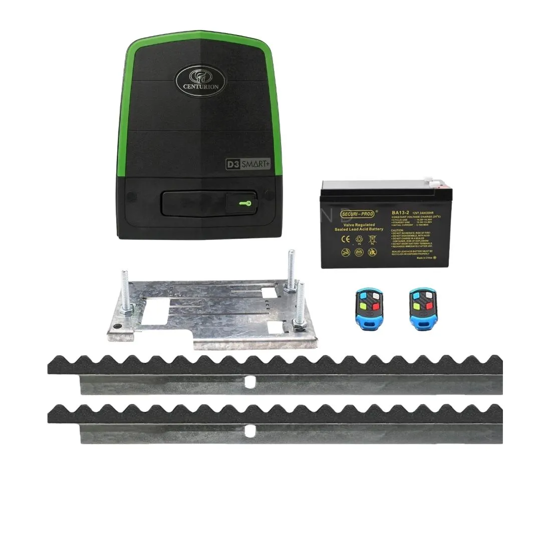 Centurion D3 SMART+ Gate Motor Kit with Angled Nylon Rack