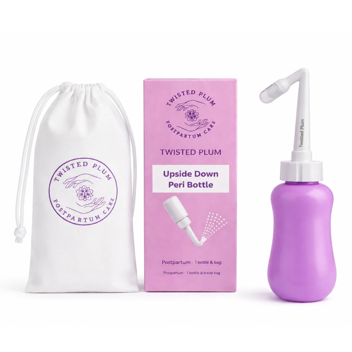 Twisted Plum Upside Down Peri Bottle