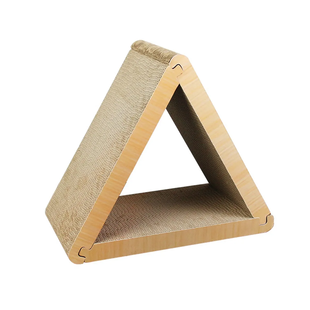 Vertical Cats Tower Scratcher For Cats Combined Triangular 3 In 1