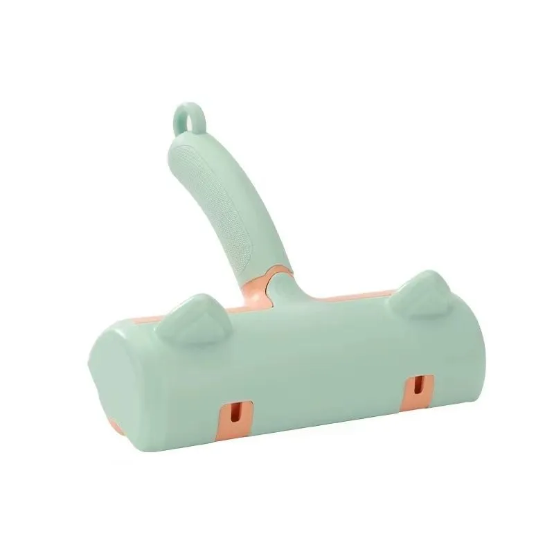 Cute Cat Ear Pet Hair Remover - Household Lint Roller & Fur Cleaner,