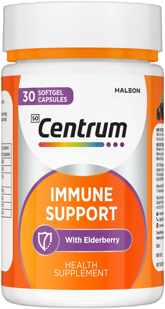 Centrum Immune Supplement with Elderberry. 30 Capsules