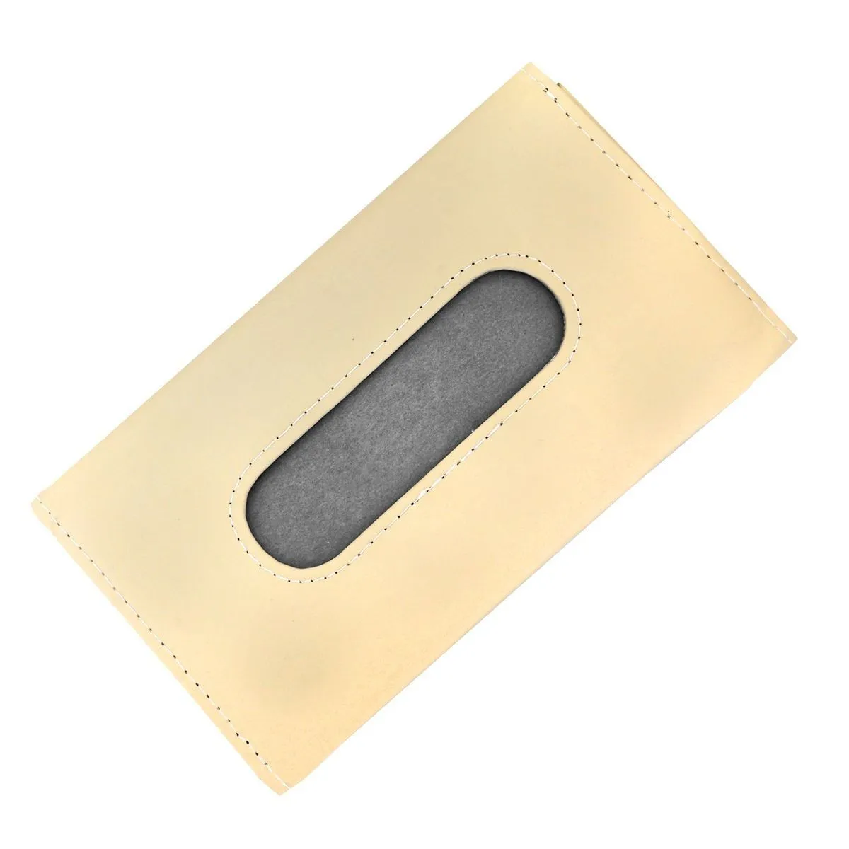 Car Tissue Box, Car Visor Tissue Holder , Mask Dispenser Car Accessory - Beige  