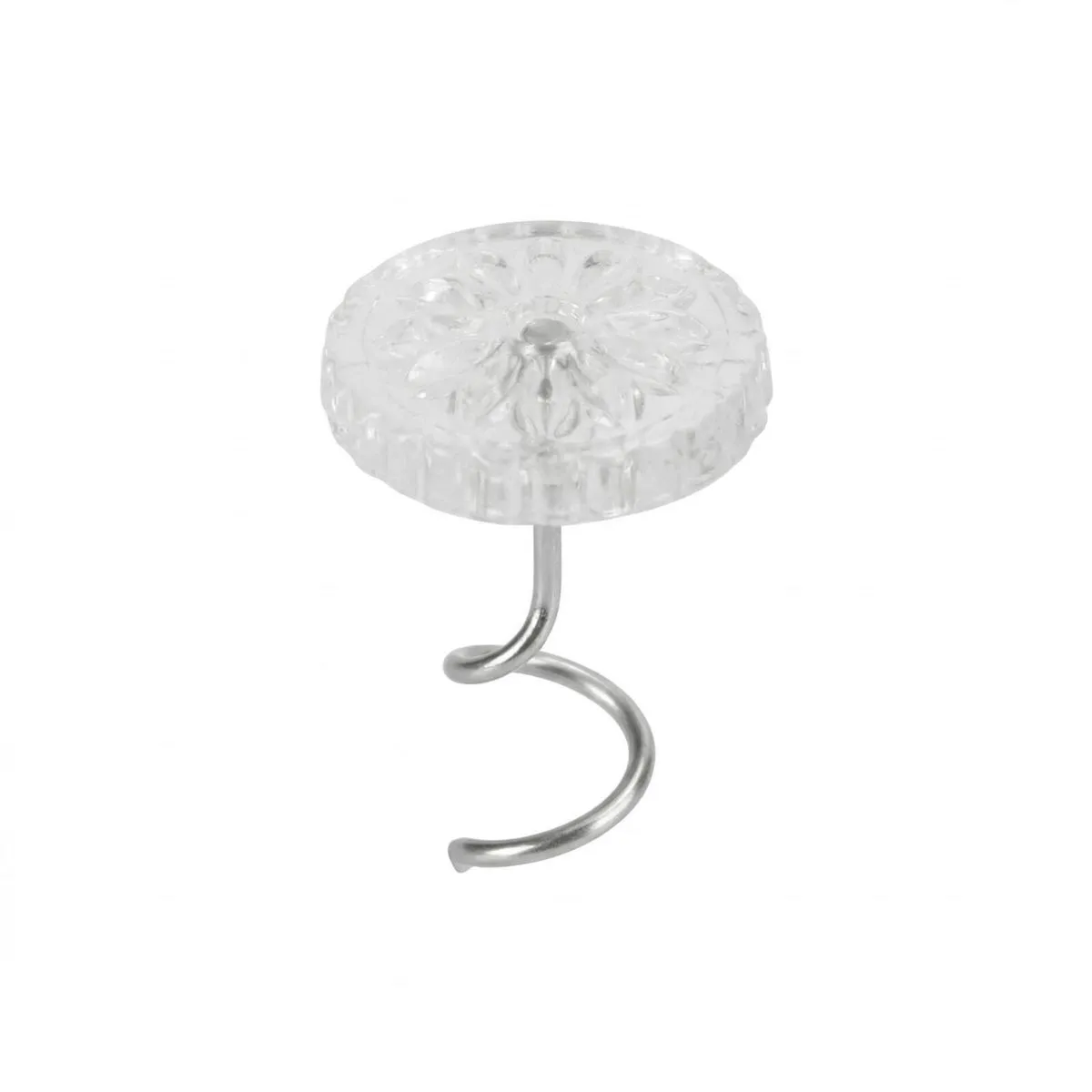 400-Piece Clear Head Upholstery Twist Pins for Bed Skirts & Sofas